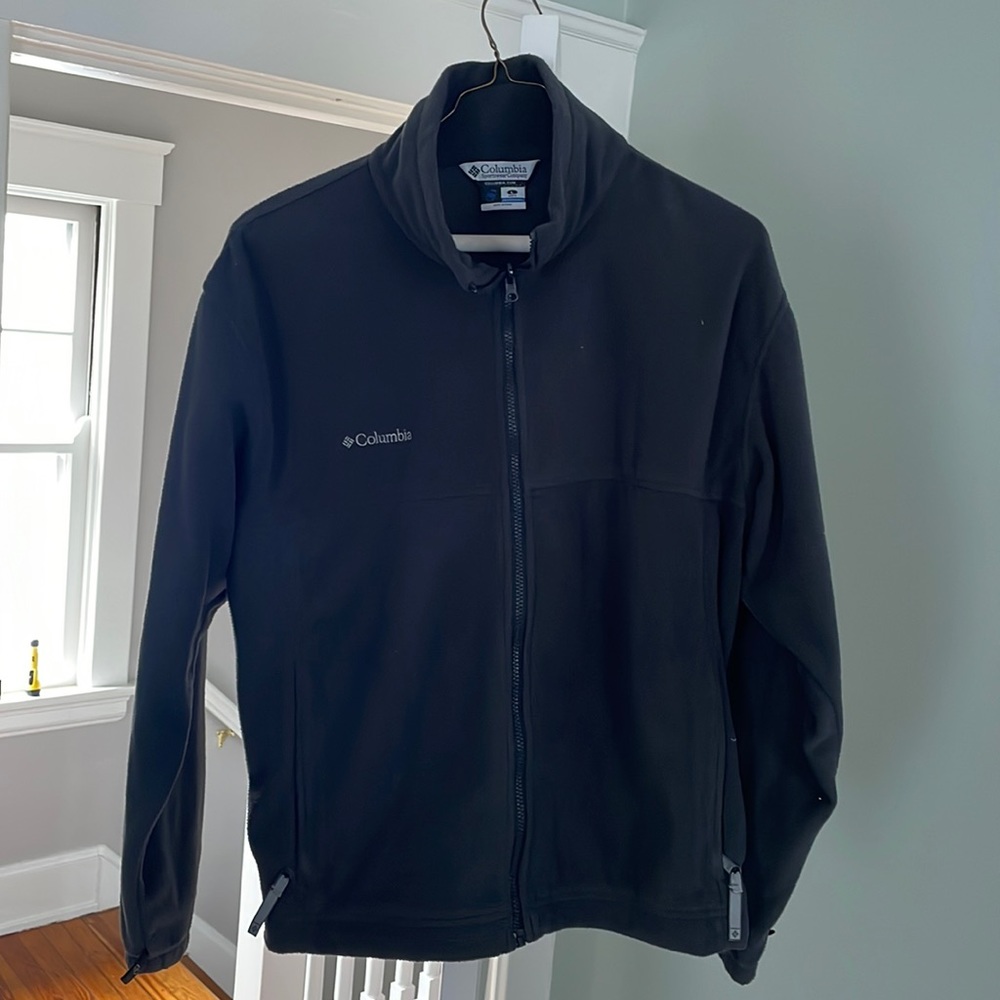 Columbia Gray Full Zip Fleece Jacket